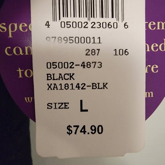 NWT Windsor Women's Black Spaghetti Strap Floral Lace Long Maxi Dress Sz Large - Picture 10 of 12